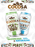 6x Cocosa Woda Kokosowa Gazowana 330 ml